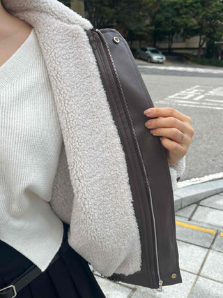 New Basic Shearling Mustang