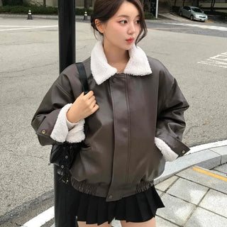 New Basic Shearling Mustang