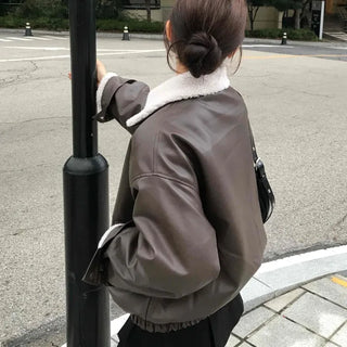 New Basic Shearling Mustang