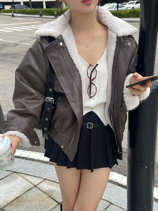 New Basic Shearling Mustang