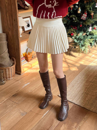 Tennis Pleated High-Waisted Mini Skirt