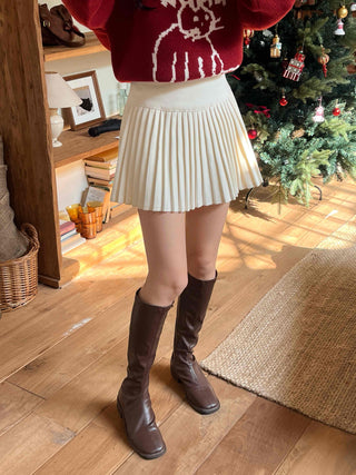 Tennis Pleated High-Waisted Mini Skirt