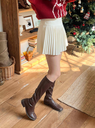 Tennis Pleated High-Waisted Mini Skirt