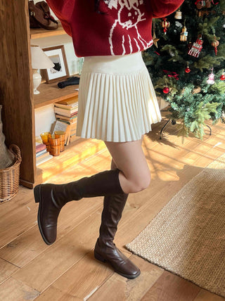 Tennis Pleated High-Waisted Mini Skirt