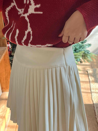 Tennis Pleated High-Waisted Mini Skirt