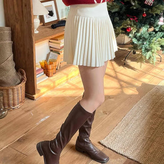 Tennis Pleated High-Waisted Mini Skirt