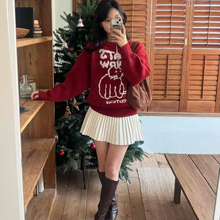 Tennis Pleated High-Waisted Mini Skirt