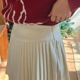 Tennis Pleated High-Waisted Mini Skirt