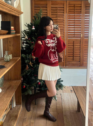 Tennis Pleated High-Waisted Mini Skirt