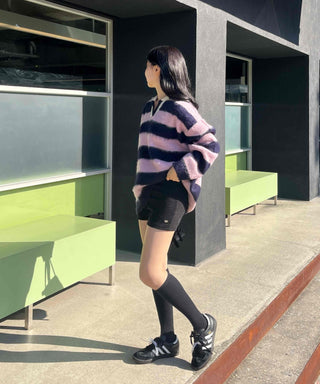Cozy Knit Slim Fit High-Waisted Shorts