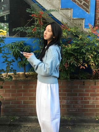 Drawstring Full-Length Balloon Silhouette Sweatpants