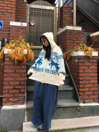 Cozy Fit Balloon Drawstring Cotton Wide Jogger Pants