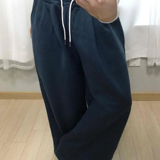 Cozy Fit Balloon Drawstring Cotton Wide Jogger Pants