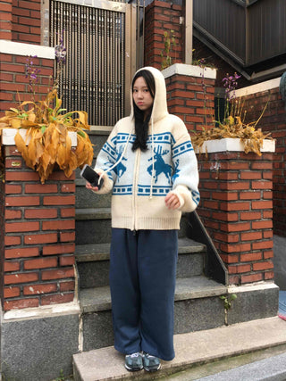 Cozy Fit Balloon Drawstring Cotton Wide Jogger Pants