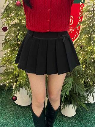 Campus Daily Pleated Tennis Mini Skirt