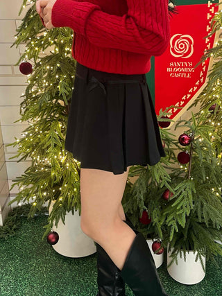 Campus Daily Pleated Tennis Mini Skirt