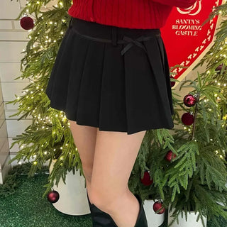 Campus Daily Pleated Tennis Mini Skirt