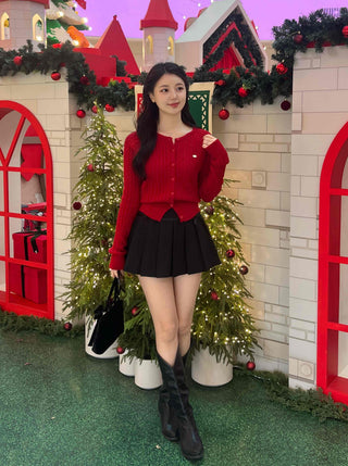 Campus Daily Pleated Tennis Mini Skirt