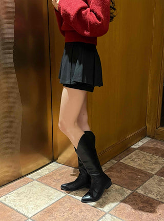Delicate Fit A-Line Pleated Mini Skirt