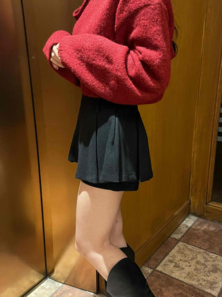 Delicate Fit A-Line Pleated Mini Skirt