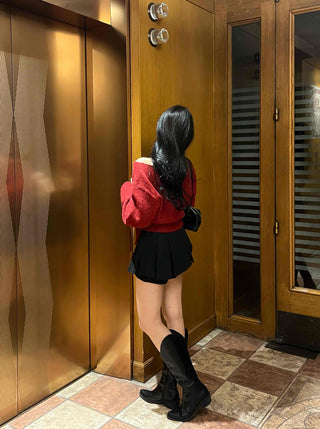Delicate Fit A-Line Pleated Mini Skirt