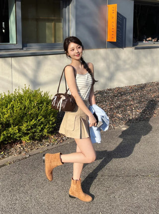 Dobel  Striped Sleeveless