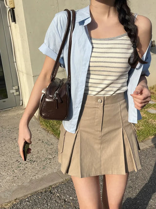 Dobel  Striped Sleeveless