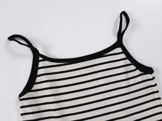 Dobel  Striped Sleeveless