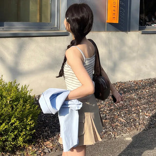 Dobel  Striped Sleeveless
