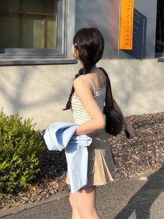 Dobel  Striped Sleeveless