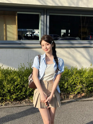 Dobel  Striped Sleeveless