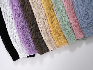 Nael  Crop Balloon Knit Cardigan