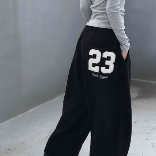 Numbering Wide Training Pants