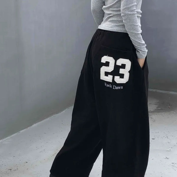 Numbering Wide Training Pants