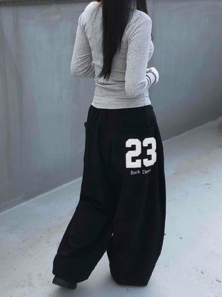 Numbering Wide Training Pants