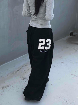 Numbering Wide Training Pants