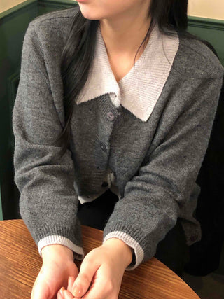 Lovely layered loose-fit cardigan