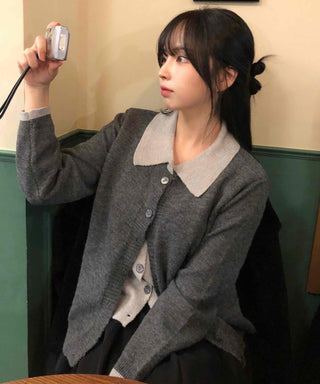 Lovely layered loose-fit cardigan