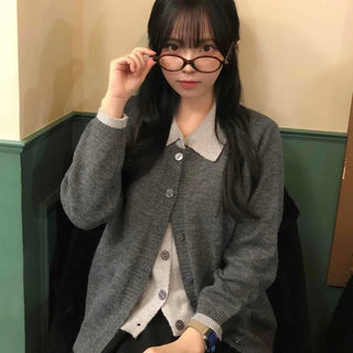 Lovely layered loose-fit cardigan