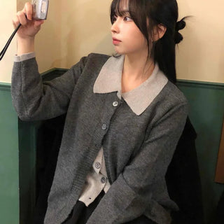 Lovely layered loose-fit cardigan