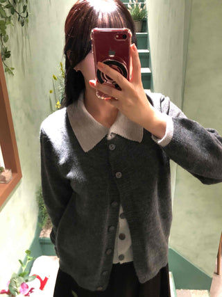 Lovely layered loose-fit cardigan
