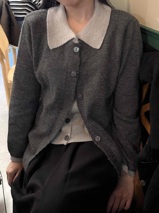 Lovely layered loose-fit cardigan
