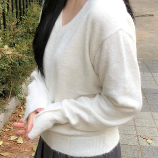 Cozy Fit V-Neck Wool Knit