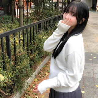 Cozy Fit V-Neck Wool Knit