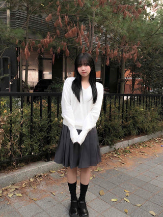 Cozy Fit V-Neck Wool Knit