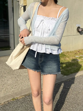 Beth  Ribbed Cardigan