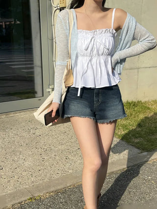 Beth  Ribbed Cardigan