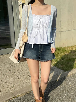 Beth  Ribbed Cardigan
