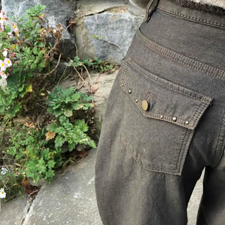 Cozy Studded Point Wide Balloon Pants