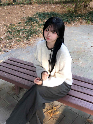 Cozy Studded Point Wide Balloon Pants